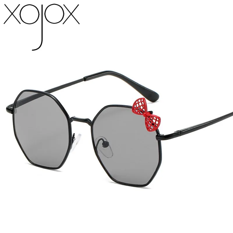 XojoX Poligon Lok Otroci Sunglasse Luksuzni Luštna Dekleta Party Očala za Sonce Počitnice Plaže Elegantna Očala UV400 3-12 Let
