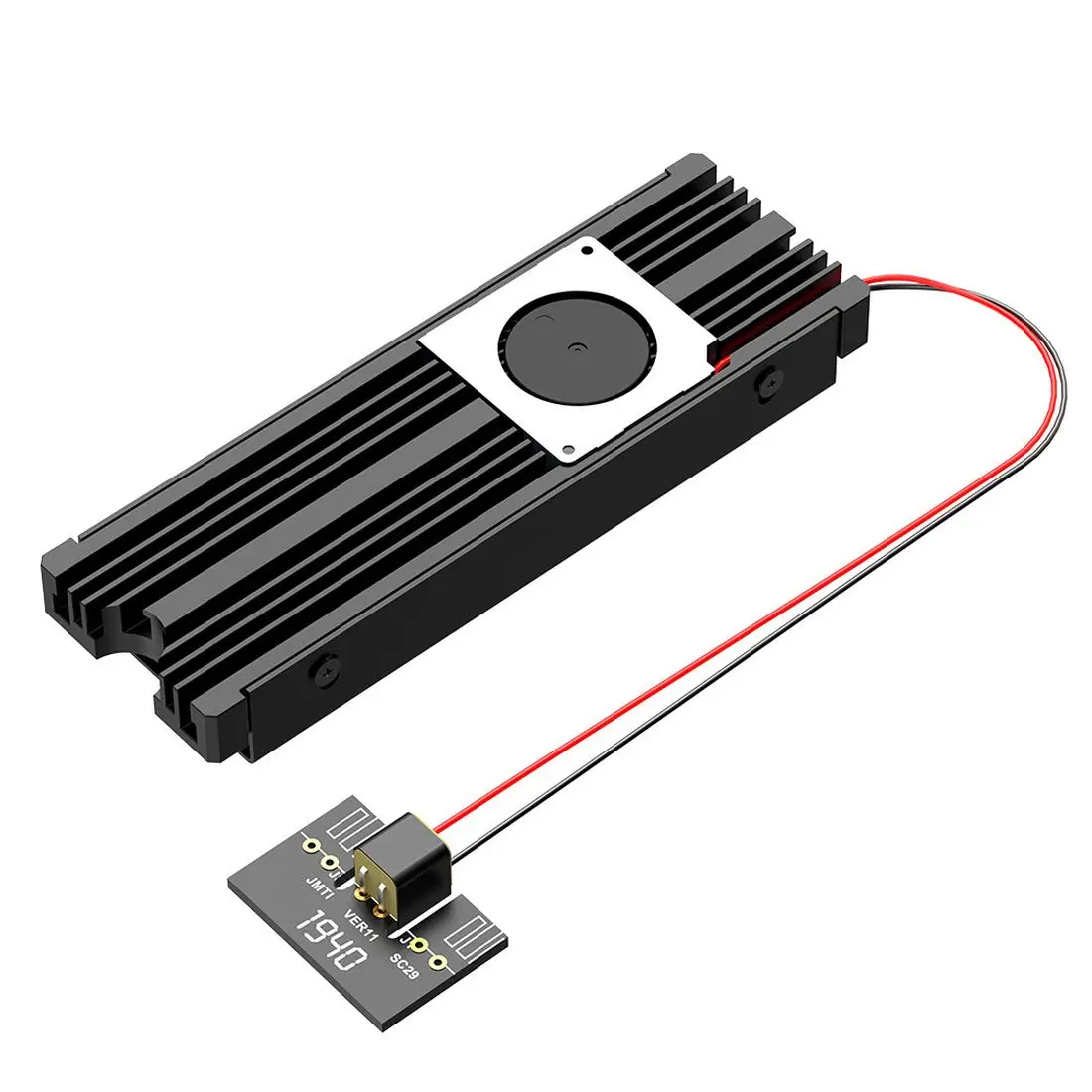 XT-XINTE Hladilnik, Ventilator za NVME za NGFF M. 2 Heatsink Hlajenje Turboventilacijski SSD Aluminij zlitine hladilnega telesa M2 SSD Sata Adapter 15pin