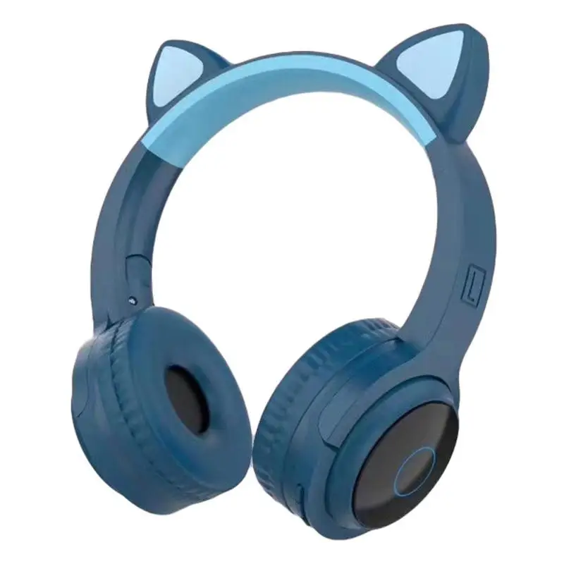 XY-203 Brezžična tehnologija Bluetooth 5.0 Luštna Mačka Ušesa Obliko Svetlobnega Slušalke Športne Slušalke Za Prenosni RAČUNALNIK