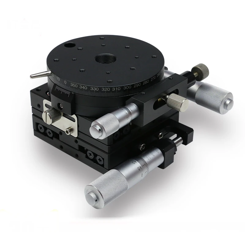 XYR treh osi visoko precizne mikrometer posodobitve vrtenja LS80-R manual slide posodobitve optični platformo, straightness:5u