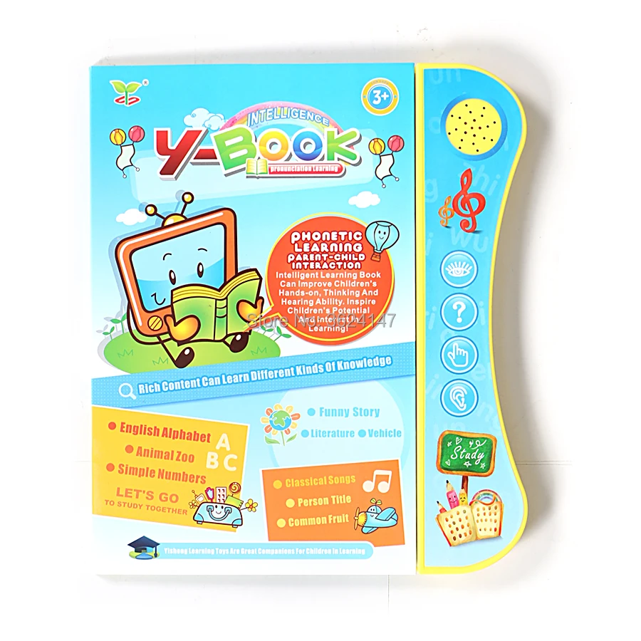 Y-Knjiga Bogato vsebino učenje angleščine Glas učenje knjigo z smart logic pero inteligence v Izobraževalne učenje igrače, knjige za otroka