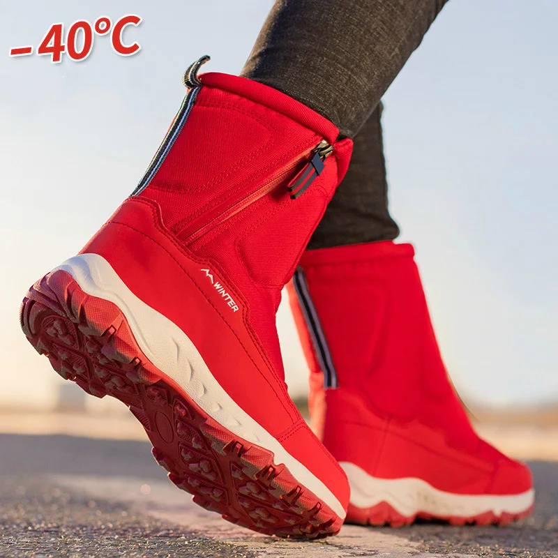 YEELOCA Ženske Snowboots ženskih Zimskih Čevljev Nekaj Sneg Škornji Škornji Platno Plišastih Čevlji Zadrgo Platforma Čevlji Botas Mujer