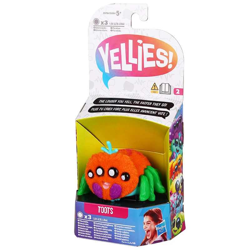 Yellies! Hasbro Igrače Piškotov Figo Glas, ki se Aktivira Zajček Hišne in Glas, ki se Aktivira Pajek Jjeza Igrača za Otroke Darilo
