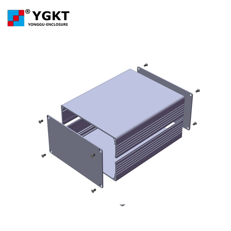 YGS021 Aluminum 127*75-160/165/170/200mm(W*H-L) Nadzor polje PCB primeru dozi DIY primeru Projekta polje