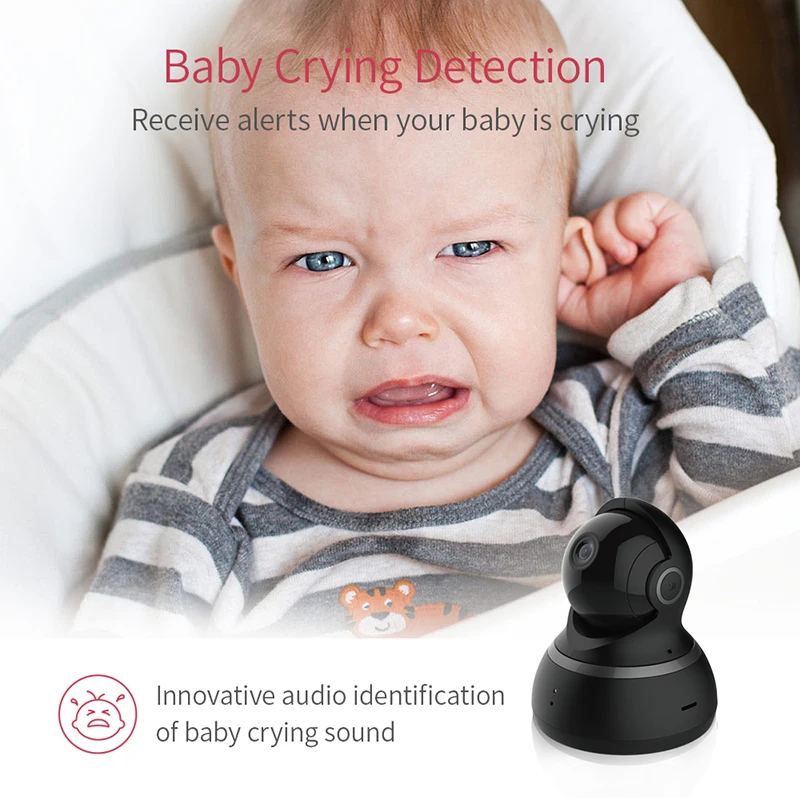 YI Dome Kamera 1080P Baby Monitor Night Vision Brezžična IP WIFI Doma Cam Varnostno nadzorni Sistem 360-Stopinjski Globalna Pokritost