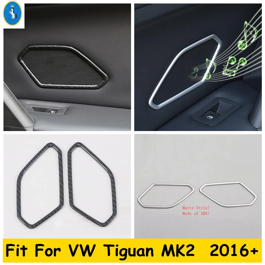Yimaautotrims Pribor Za Volkswagen VW Tiguan MK2 2016 - 2020 Zadnja Vrata Stereo Zvočnikov Avdio Zvoka Zvočnik Pokrov Trim