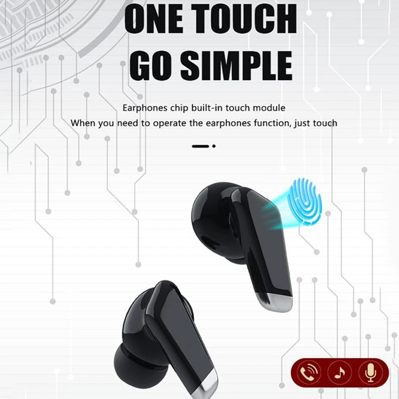 YKZ TWS Brezžične Bluetooth Slušalke Slušalke Slušalke Brezžične Čepkov Šport Bluetooth Slušalke Vklop LED Prikaz za Polnjenje Primeru
