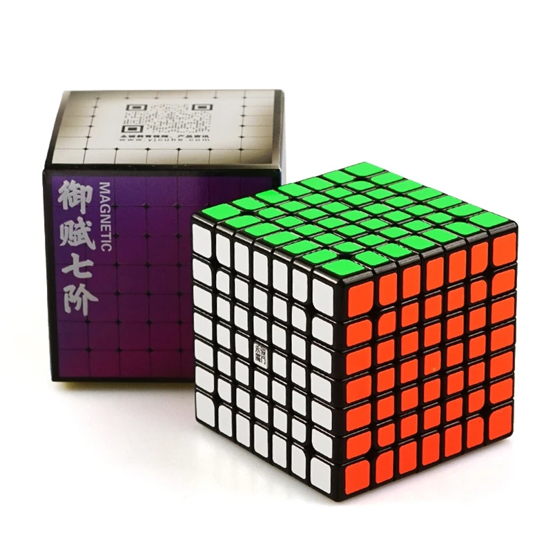 Yongjun 7x7x7 magnetni hitrost kocka Uganka kocka magic yufu 7x7 Vgrajen magnet kocka Magico yj V2M 7x7 Izobraževalne igrače za Otroke