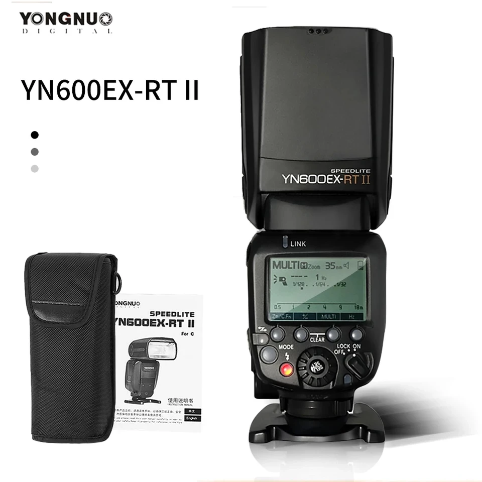 YONGNUO YN600EX-RT II TTL Glavno Bliskavico Speedlite za Canon Fotoaparat 2.4 G Brezžični 1/8000s HSS GN60 z YN-E3-RT II Oddajnik