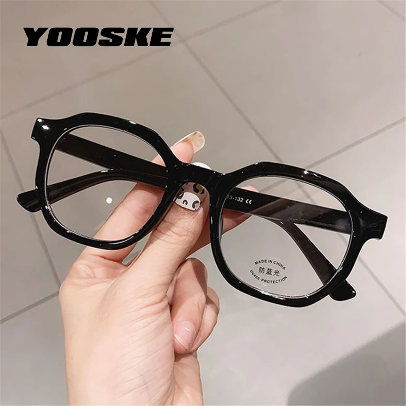YOOSKE Modra Svetloba Blokiranje Očala Okvirji Moških Nezakonitih TR90 Pregleden Očala za Ženske Optični Okvir Računalnik Očala