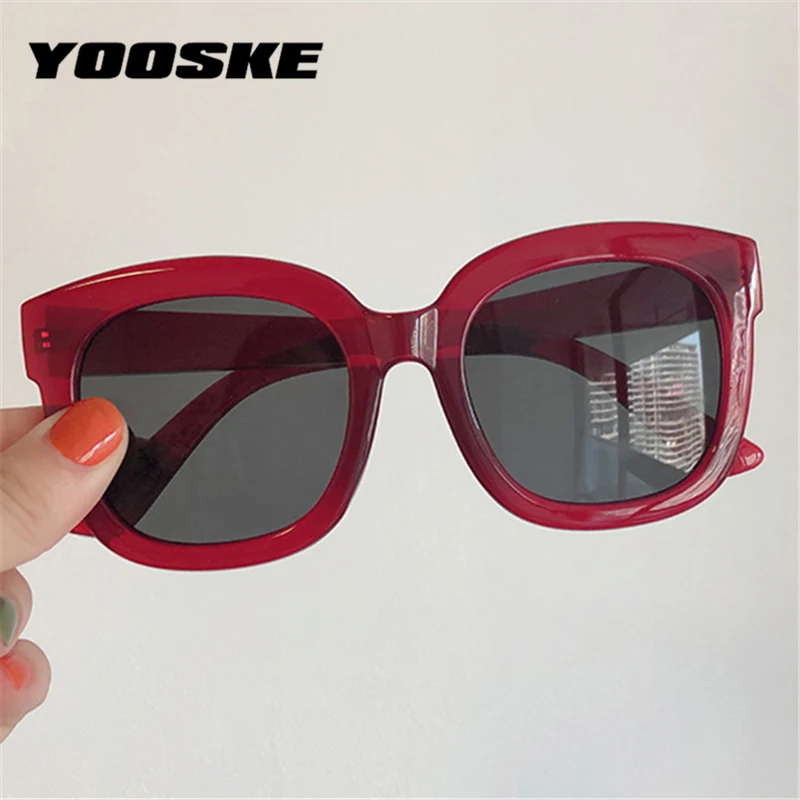 YOOSKE Prevelik sončna Očala Ženske 2020 Mačka Oči Vintage sončna Očala blagovne Znamke Oblikovalec Velik Okvir UV400 Očala Ženski