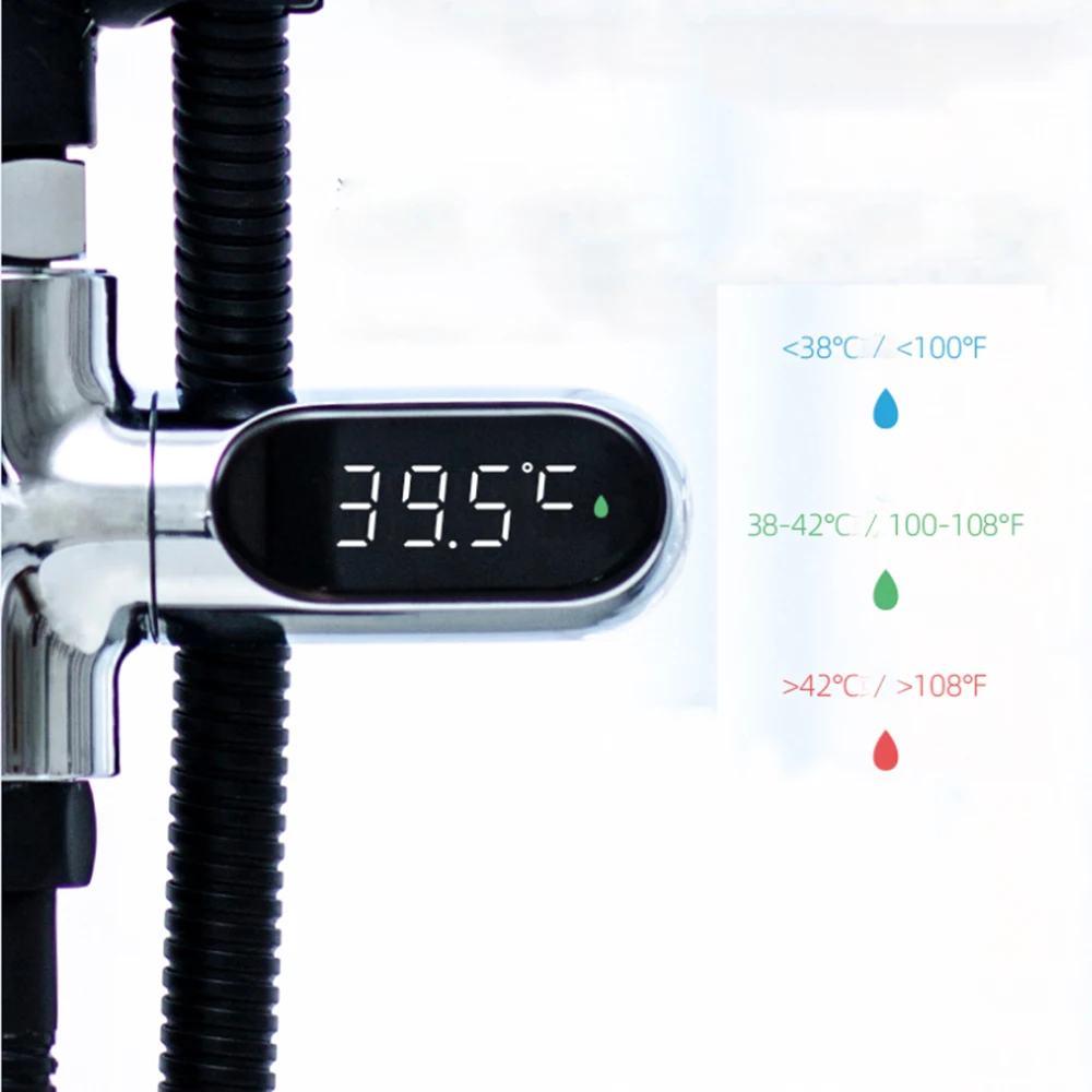Youpin Tuš Pipa Termometer LED Zaslon Temperatura Vode Zaslon Smart Inteligentni Vode Merilnik Krmilnik