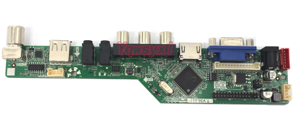 Yqwsyxl Komplet za M156B1-L01 M156B1-L02 TV+HDMI+VGA+AV+USB LCD LED zaslon Gonilnik Krmilnika Odbor