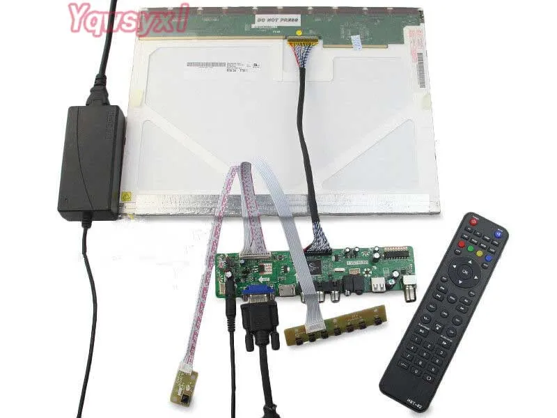 Yqwsyxl Komplet za M156B1-L01 M156B1-L02 TV+HDMI+VGA+AV+USB LCD LED zaslon Gonilnik Krmilnika Odbor