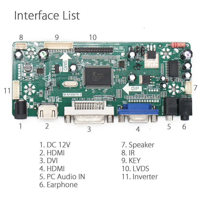 Yqwsyxl Nadzorni Odbor Spremlja Komplet za LTN154XA-L01 LTN154X1-L02 HDMI + DVI + VGA LCD LED zaslon Krmilnik Odbor Voznik