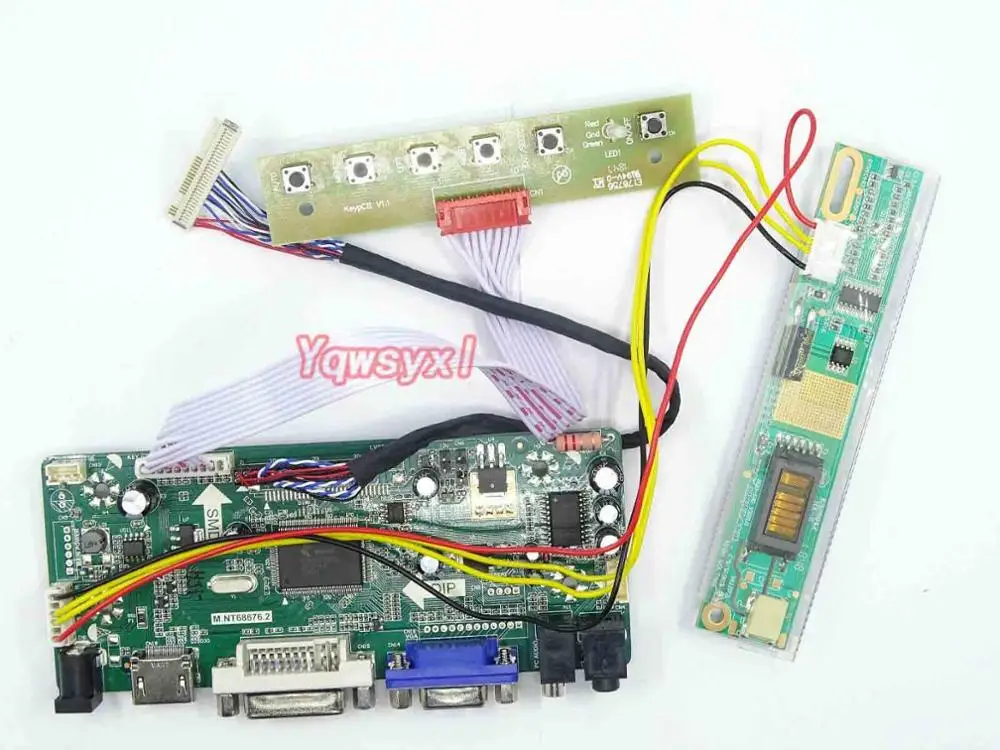 Yqwsyxl Nadzorni Odbor Spremlja Komplet za LTN170WX-L05 HDMI + DVI + VGA LCD LED zaslon Krmilnik Odbor Voznik
