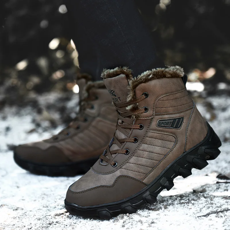 YTUK nove zimske moške šport na prostem čevlji proti drsenju športni copati moški bombažno podlogo, pohodništvo čevlji za moške toplo treking čevlji ženske