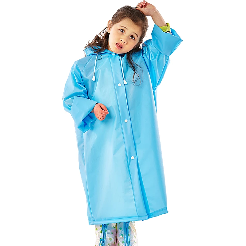 Yuding Dekleta Fantje Otroka, Otroški dežni Plašč EVA Neprepustne Toddlers Rainwear Hooded Dež Poncho Nepremočljiv dežni Plašč Za Otroke