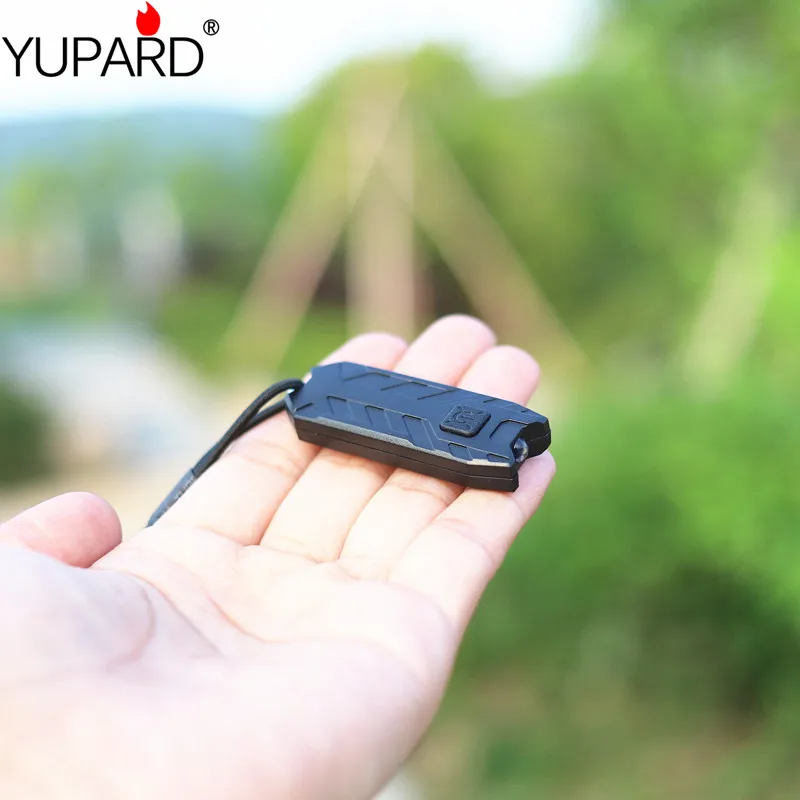 Yupard Mini obesek za ključe Ključnih Verige LED luči Svetilka Svetilka Svetilka zidava-v baterijo, USB Polnilne