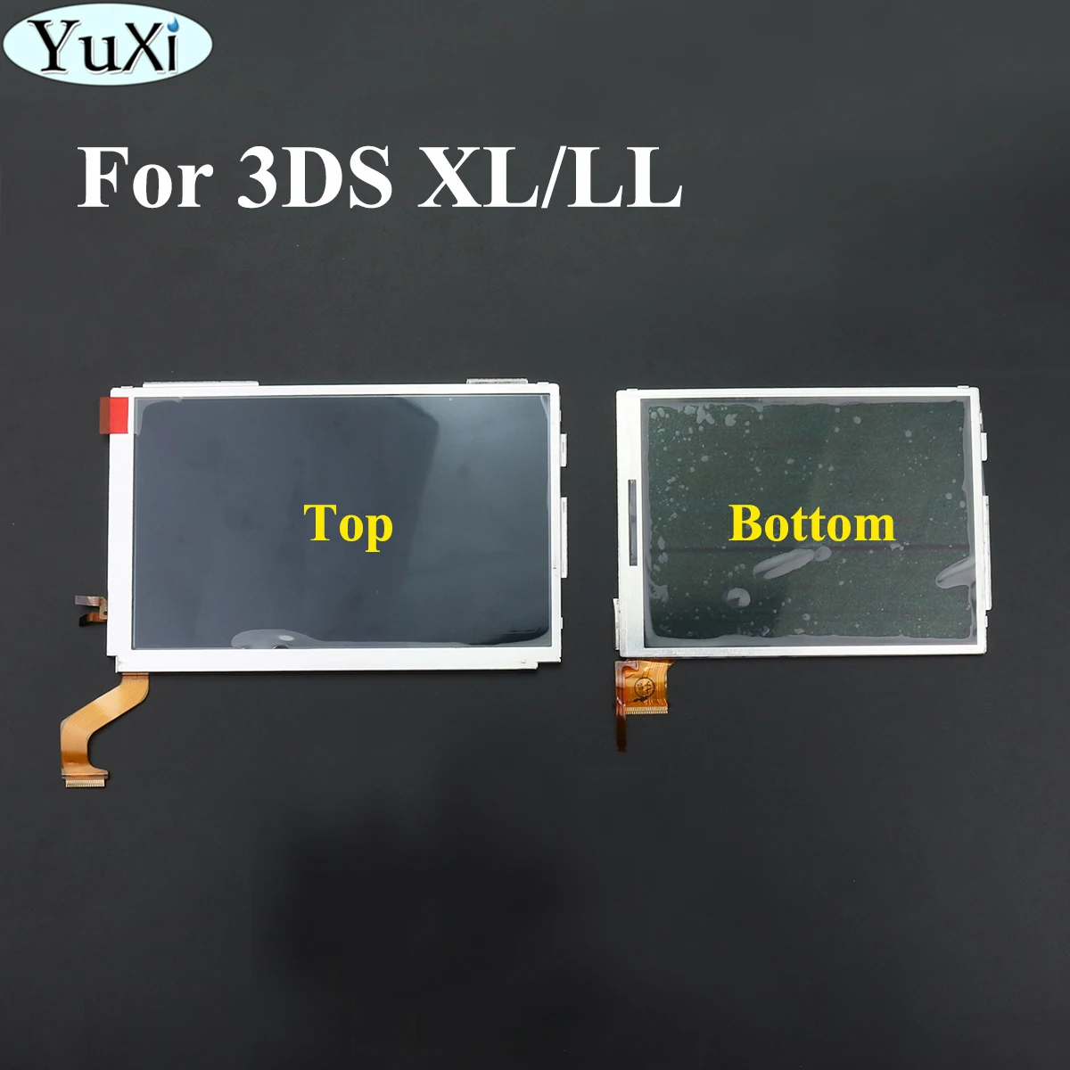 YuXi Za Nintendo 3DS XL LL Vrh Zgornji Spodnji Manjši Zaslon LCD Zaslona Združljive Zamenjava LCD Zaslon