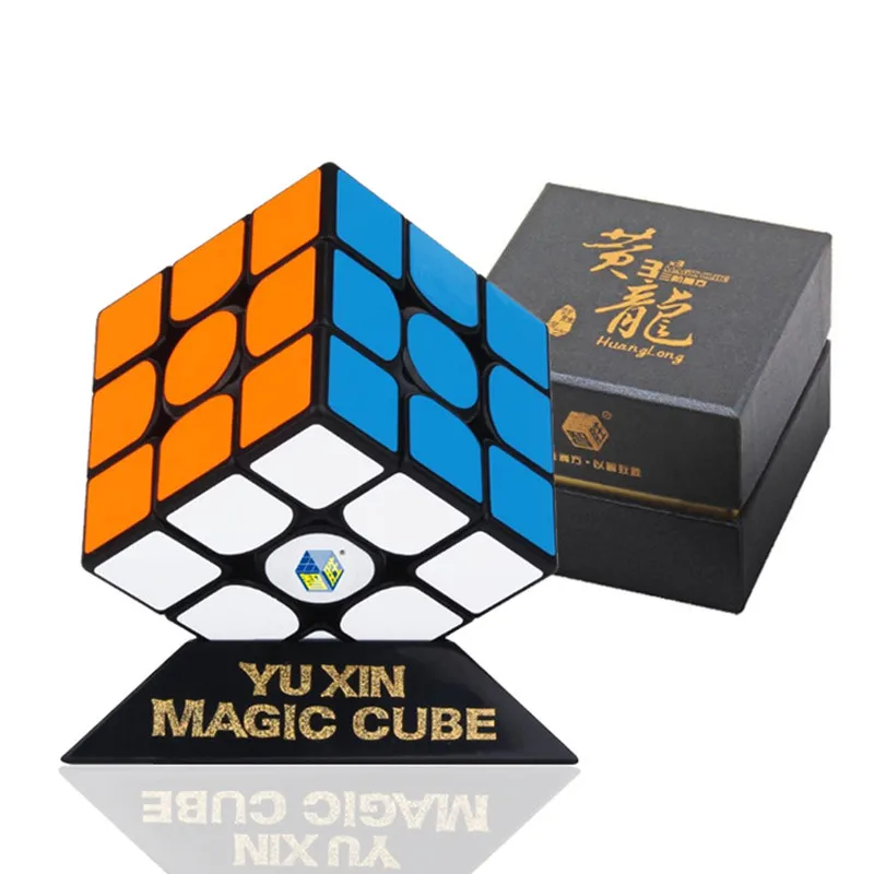 Yuxin Huanglong 3x3 3x3x3 Kocka za Hitro nemoteno zabavno čarobne kocke odrasle možgane igra, igrača 3 Plast cubo magico otroške počitnice darilo