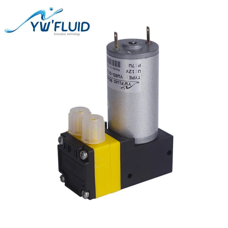 YWfluid 24/12V kemična odpornost mini Prepone črpalka z dc motor uporablja za Krvni Tlak Moniors YW05-DC s PTFE