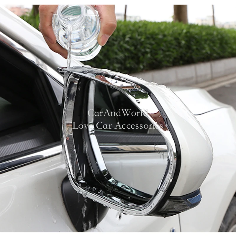Za 2019 Toyota Avalon XX50 Vzvratno Ogledalo Dež Obrvi Pokrov, Okvir Panela Okraskov ABS Chrome Nalepke Avto-Styling Dodatki