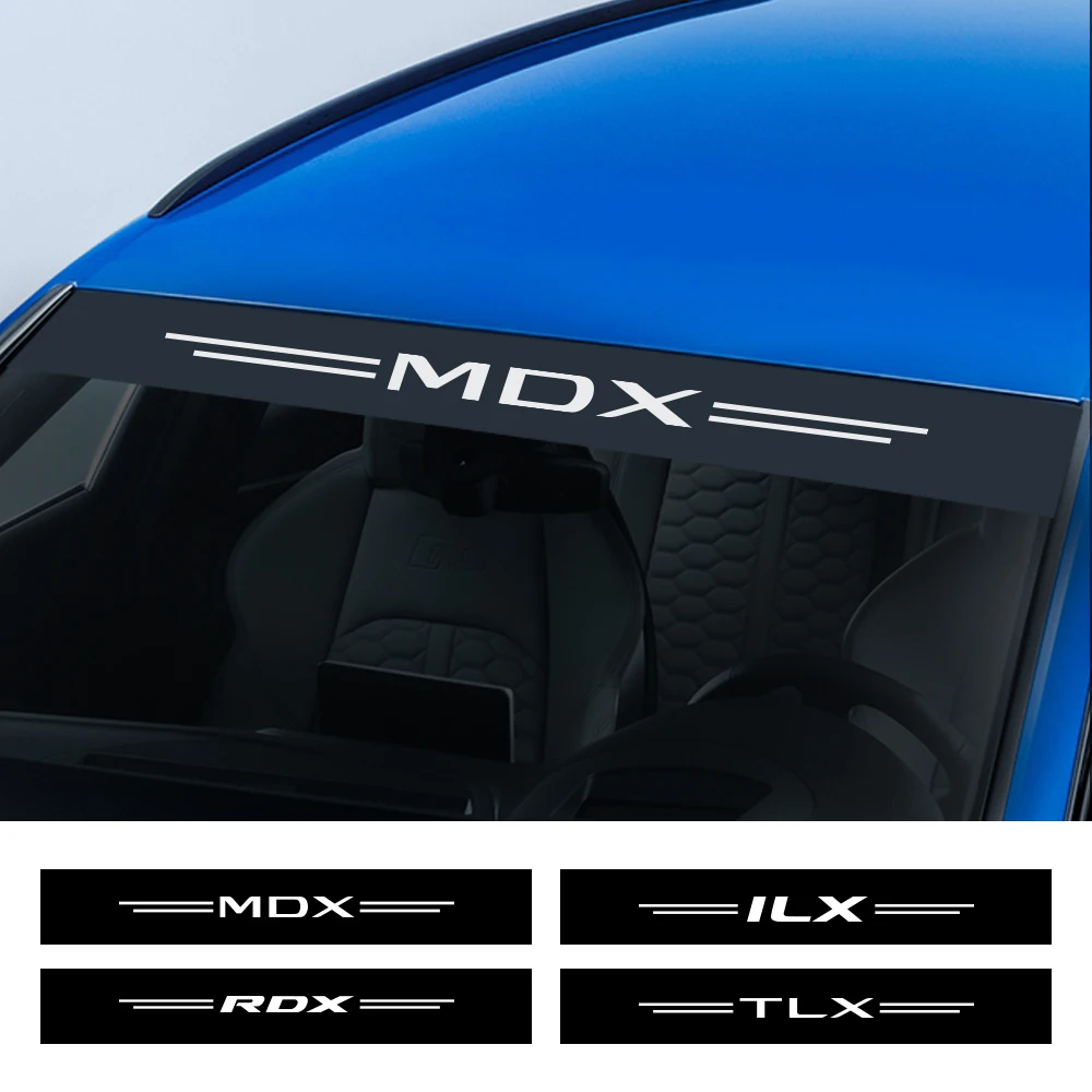 Za Acura MDX ILX RDX TLX Avto Spredaj Zadaj Vetrobransko steklo Nalepke Auto Reflektivni Vinil Film Nalepke Avto Tuning Oprema DIY Styling