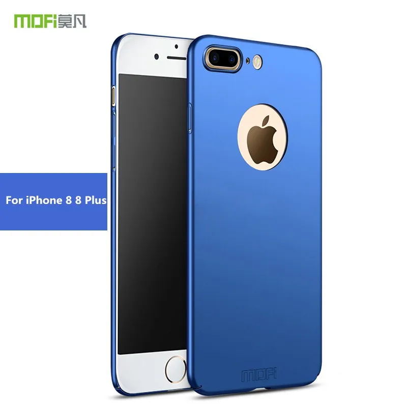 Za Apple iPhone 8 Mofi ultra tanek 4.7 Palčni hrbtni pokrovček težko vzorec pc conque za iPhone Plus 8 5.5 Palčni primeru