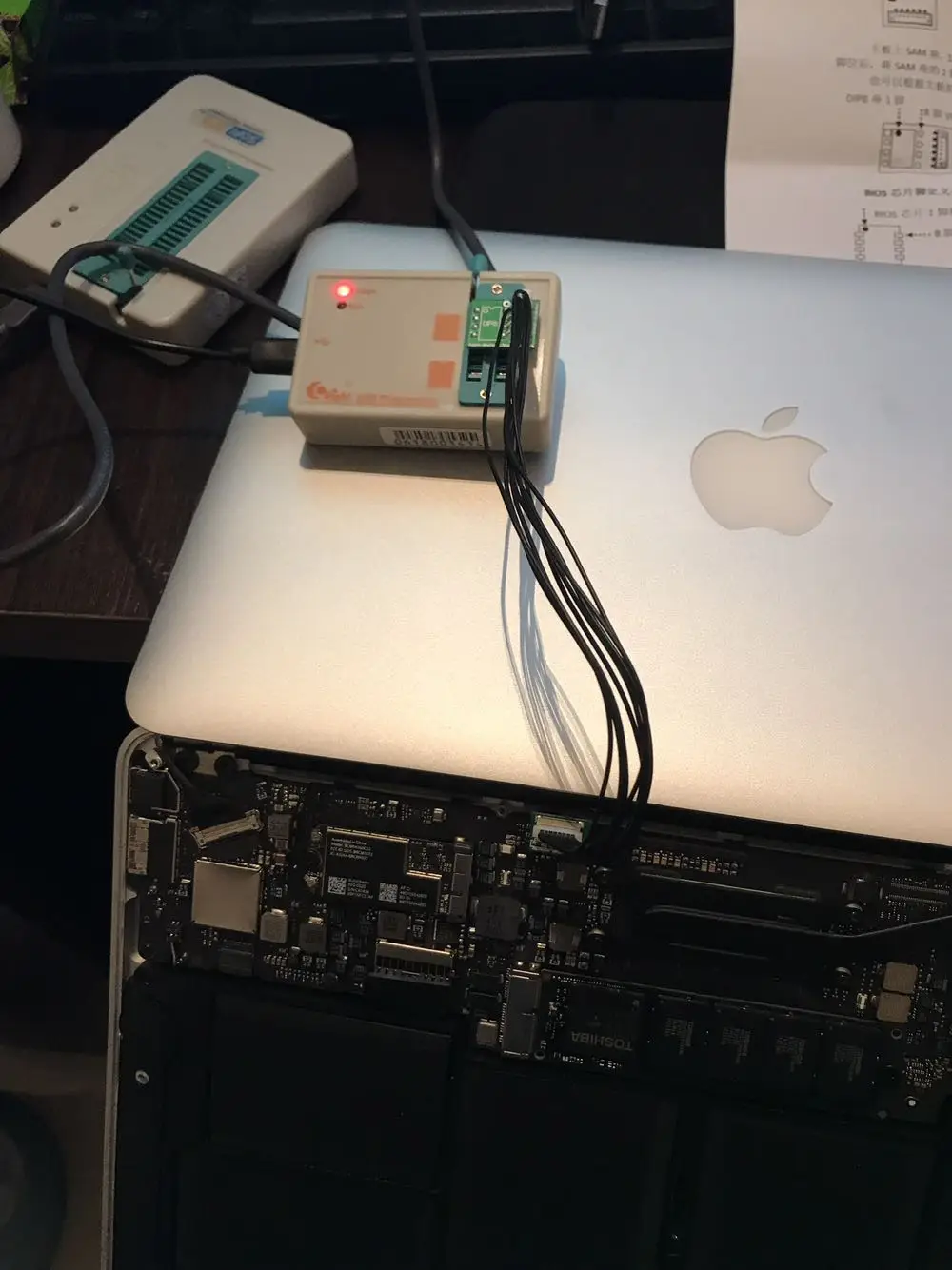 Za Apple Macbook Pro/ Zrak A1534 Branje Pisanje BIOS Programer Mac EFI BIOS-a in Firmware Dešifriranje Geslo ID Zaklepanje Odstranjevalec Odkleniti