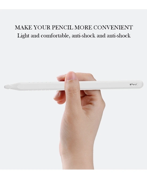Za Apple Svinčnik 2 Primera Mehki Silikonski Nosilec Pero Kritje Združljiv Za Tablični računalnik Ipad Touch pen Zaščitna Primeru 2020