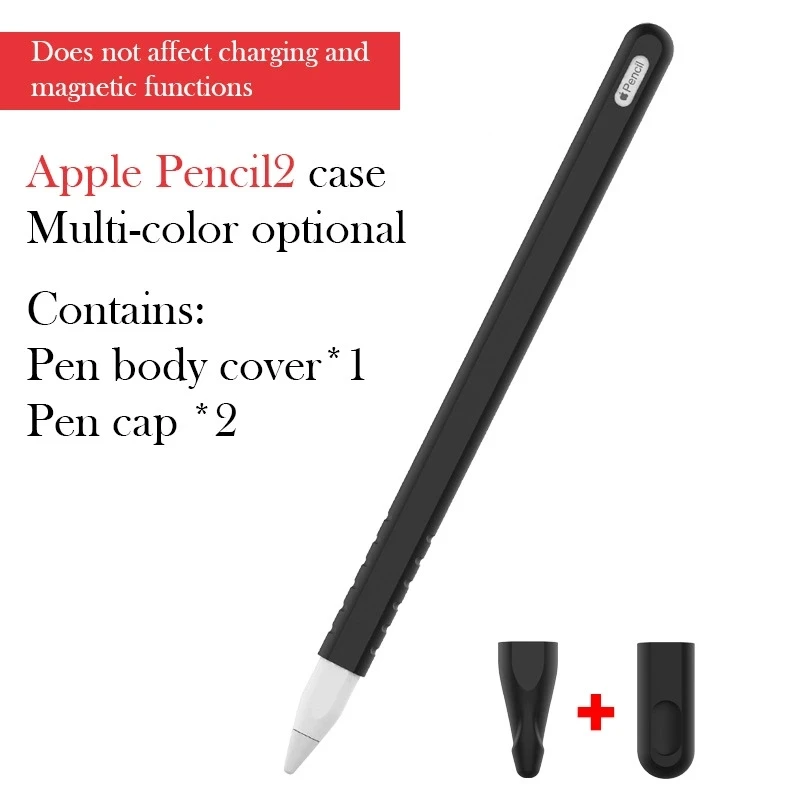 Za Apple Svinčnik 2 Primera Mehki Silikonski Nosilec Pero Kritje Združljiv Za Tablični računalnik Ipad Touch pen Zaščitna Primeru 2020