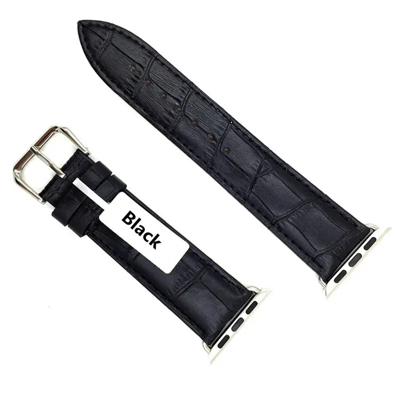 Za Apple Watch Trak Črna/Rjava Pravega Usnja Apple ura Pas za iWatch 38 mm 42mm 40 mm 44 Primeru Watchband