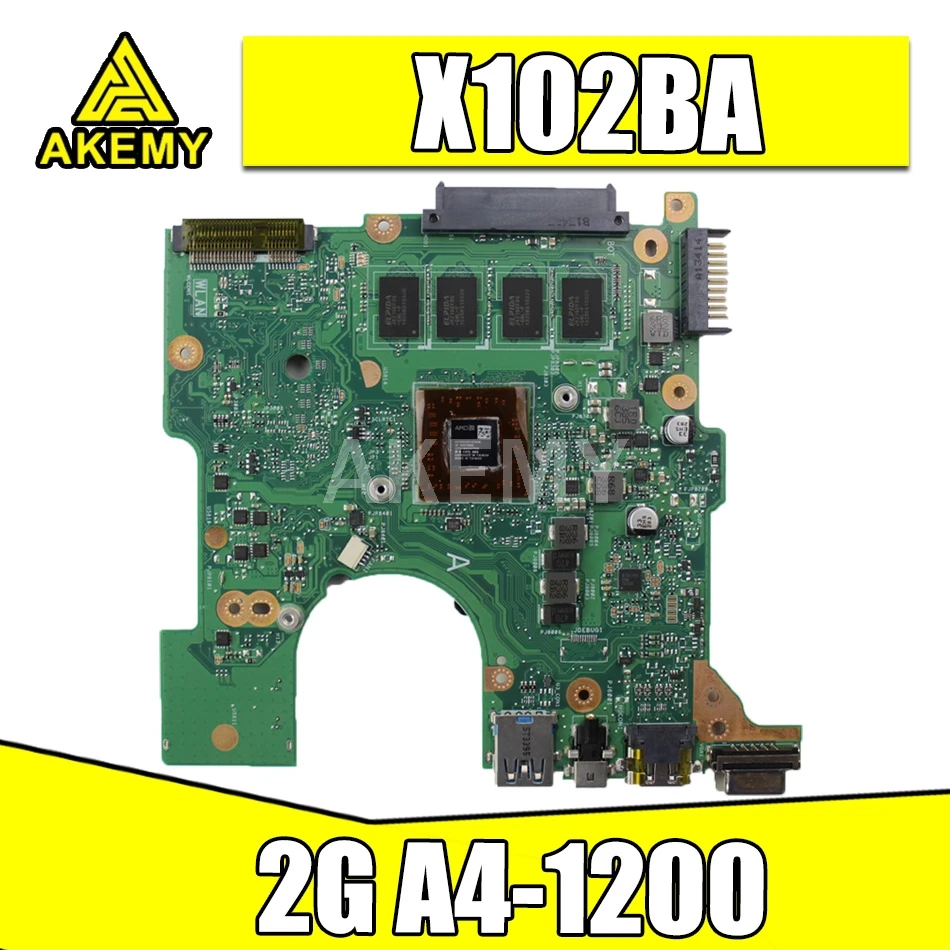 Za Asus X102BA 2G A4-1200 Prenosni računalnik z Matično ploščo Sistem Odbor, Glavni Odbor Mainboard Kartico Logiko Odbor Testiran Ter Matično ploščo S-6