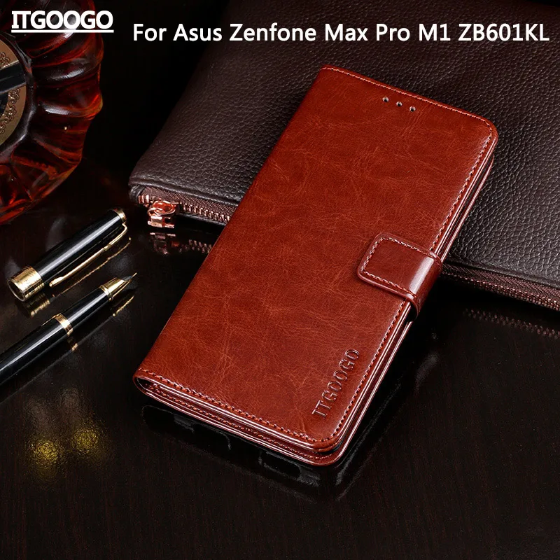 Za Asus ZB602KL Primeru Zajema Visoko Kakovost Flip Usnjena torbica Za Asus Zenfone Max Pro M1 ZB601KL Kritje Capa Telefon vrečko Primeru