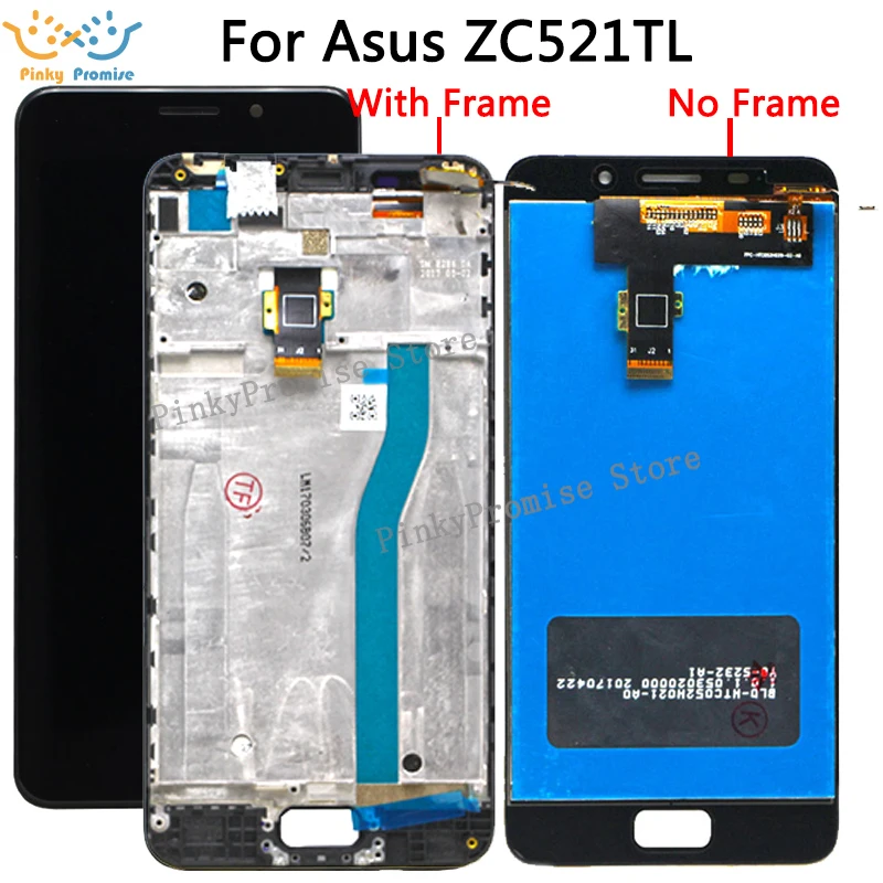 Za Asus zenfone 3s max ZC521TL X00GD LCD-Zaslon, Zaslon na Dotik, Računalnike Stekla Zbora Za Asus Pegasus ZC 521TL Zaslon