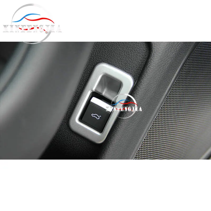 Za Audi A5 A4 B9 17-18 Chrome Zadaj Prtljažnik Odprto Stikalo Gumb Dekorater Kritje Trim