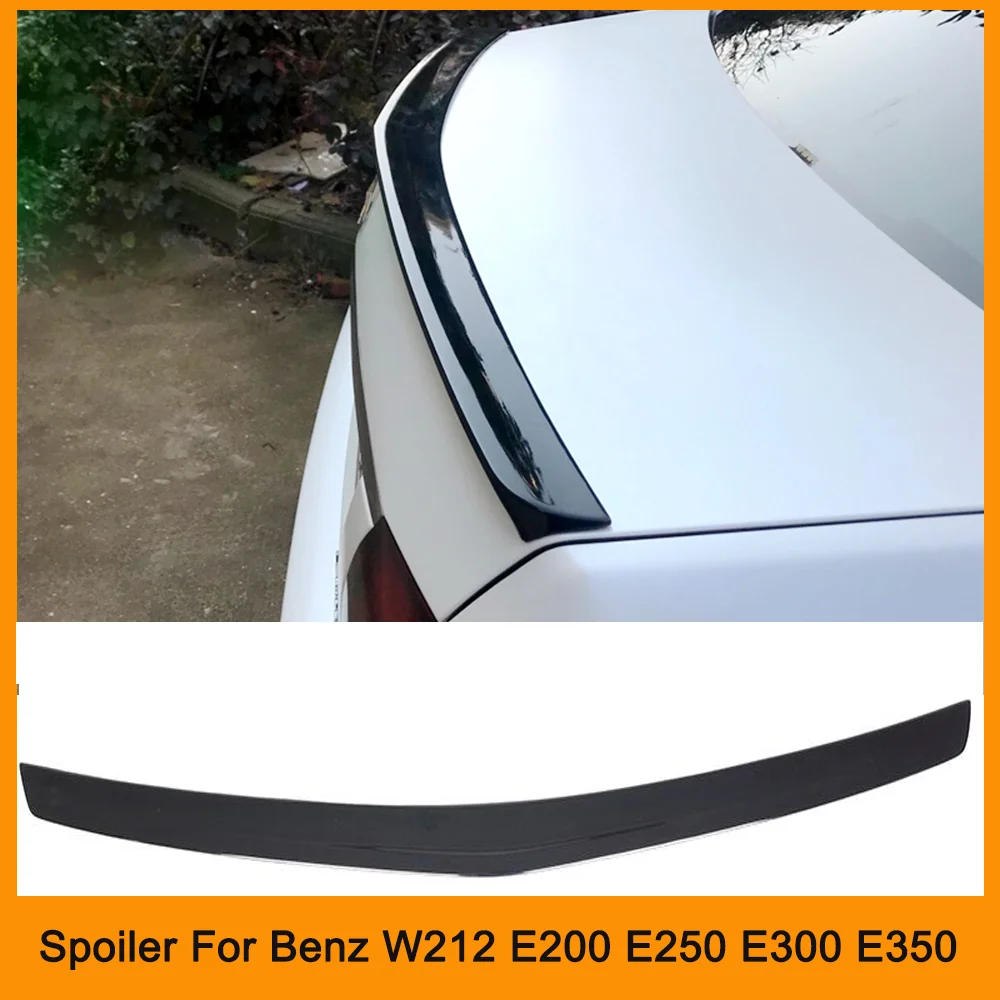 Za Benz W212 E200 E250 E300 E350 spojler ABS Materiala Avto Zadaj Krilo Premaz Barve Spojler za W212 4 vrata
