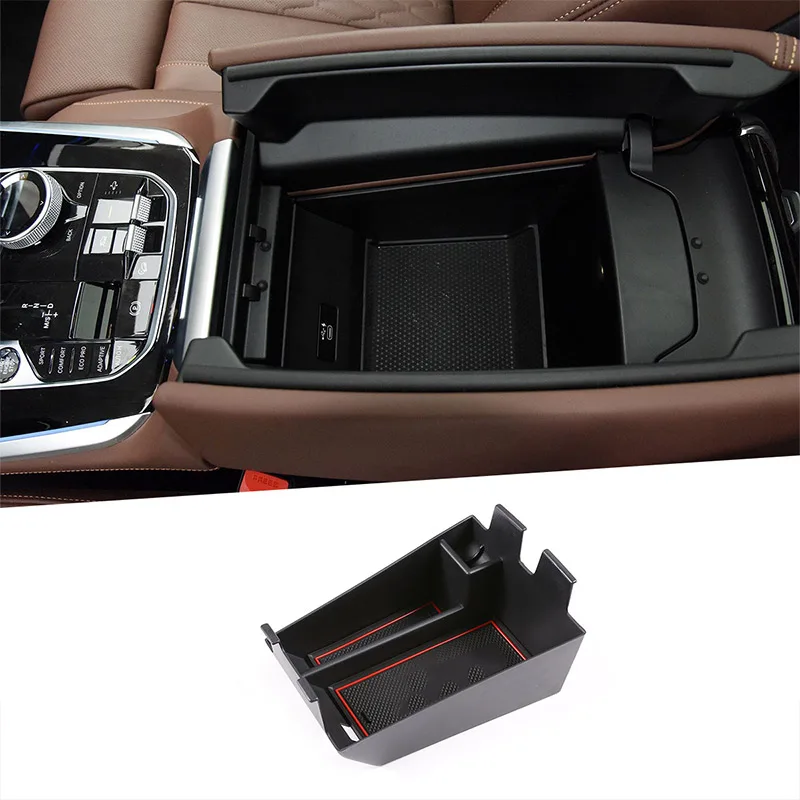 Za BMW X5 G05 2019-2020 Škatla za Shranjevanje Centralne posodo imetnik styling vstavite pladenj clapboard Avto Notranja Oprema