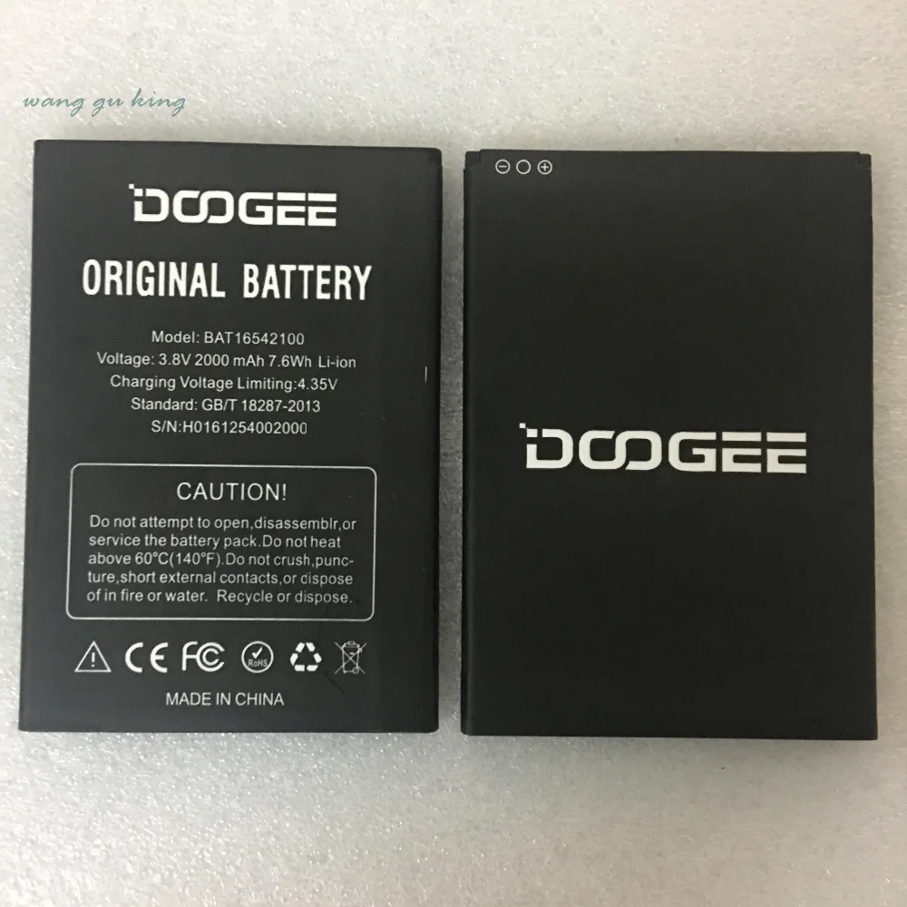 Za Doogee X9 MINI Baterijo 5.0 palčni BAT16542100 Bateria Batterij Akumulator 2000mAh