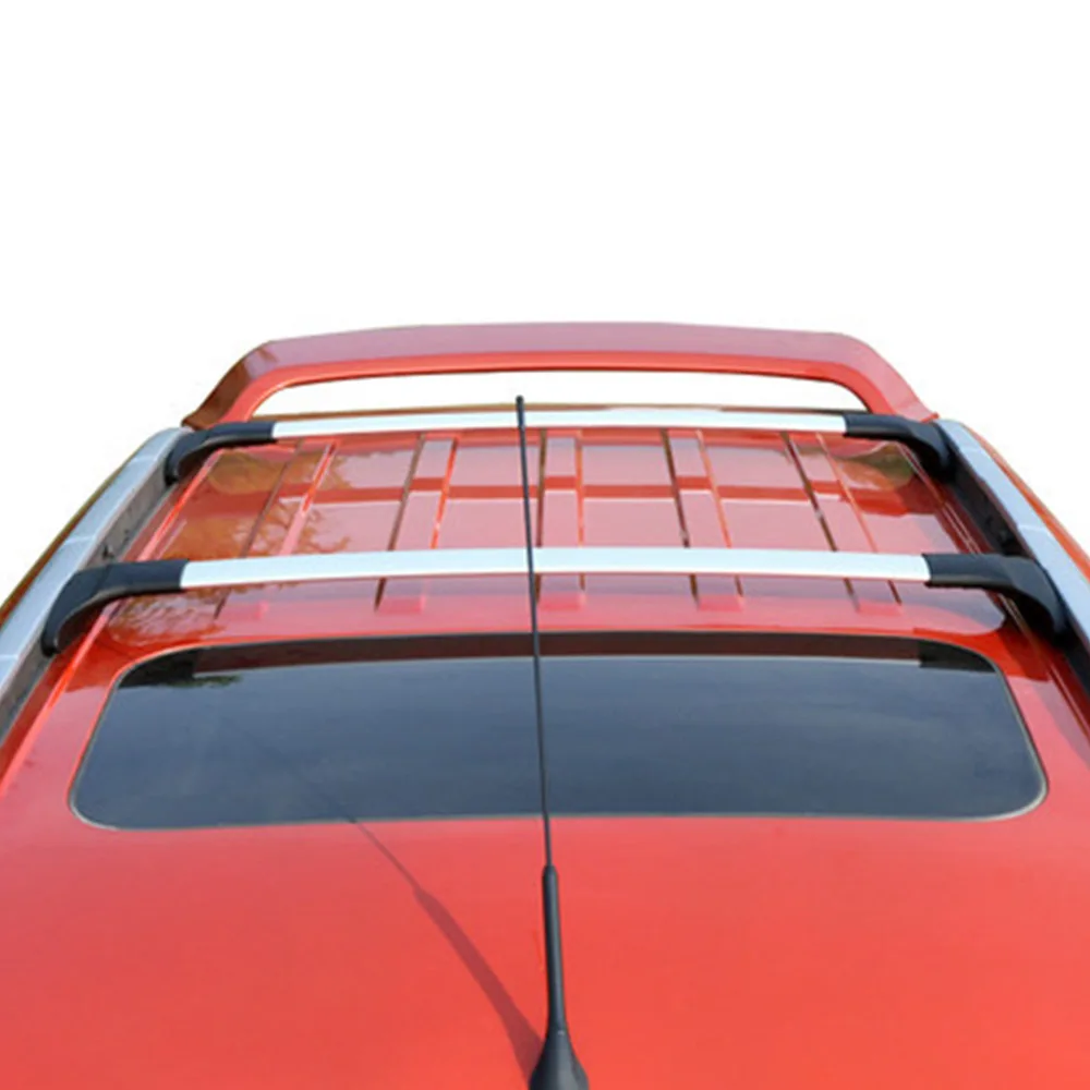 Za Ford Ecosport 2013-2020 Srebrno Črne Barve Aluminij Zlitine Strešni Prtljažnik Strani Palice, Prečni Vodili Prtljage Prevoznik Stojalo, Avto Styling