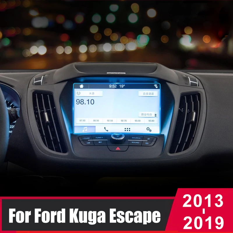 Za Ford Kuga Pobeg 2013 2016 2017 2018 2019 Kaljenega Stekla, Avtomobilsko Navigacijo GPS Zaslon Zaščitna folija Anti Scratch