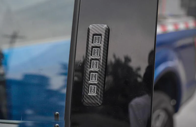 Za Ford Raptor F150 2017-2020 Avto Dodatki iz Ogljikovih Vlaken Slog Vrata kodo za zaklepanje pokrova okrašena z bleščicami