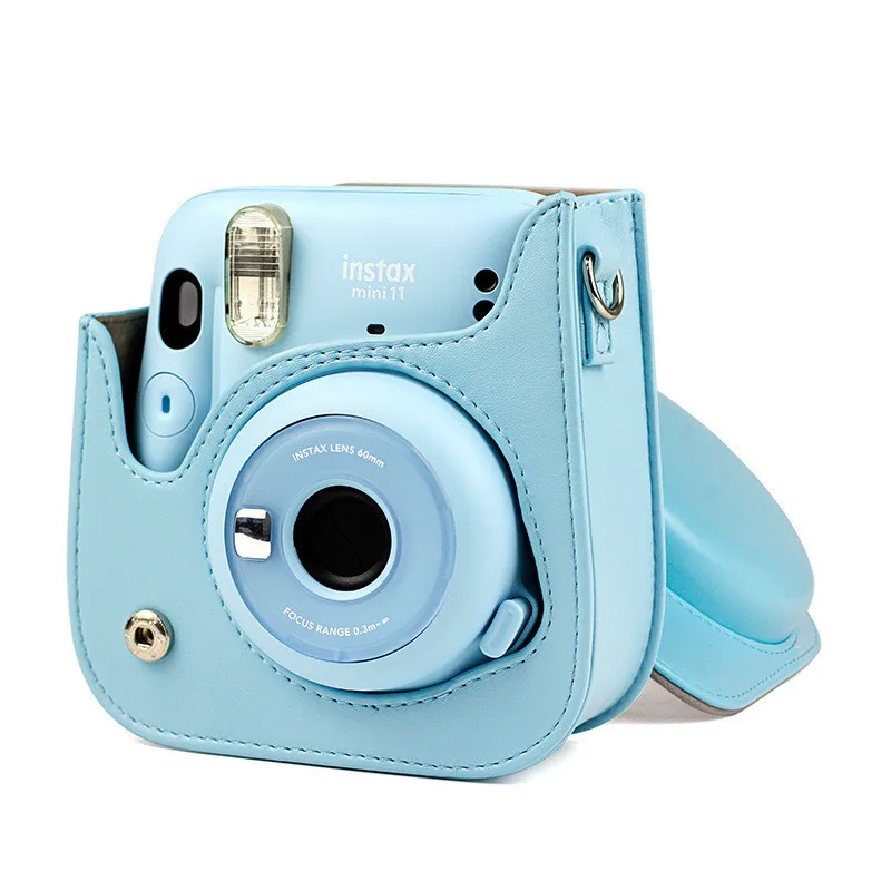 Za Fujifilm Instax Polaroid mini11 mini 11 Torbice Naramni Fotoaparat Zaščitna Primeru Pisane Vzorce Usnje Fotoaparat Torba