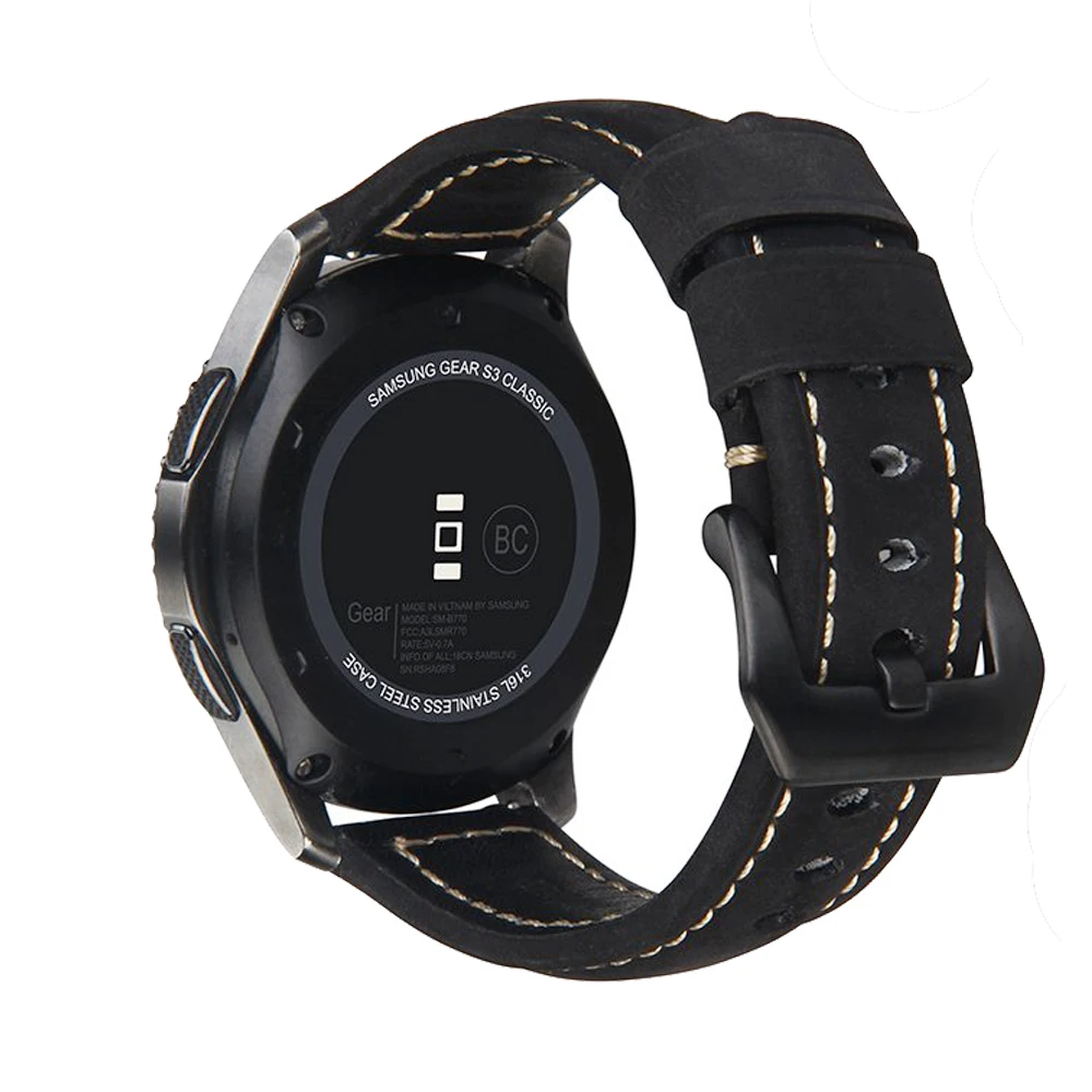 Za Galaxy Watch 3 41mm 45 mm Usnje Watchband Trak Zamenjava Zapestnica Band za Samsung Galaxy Watch3 Manšeta Correa