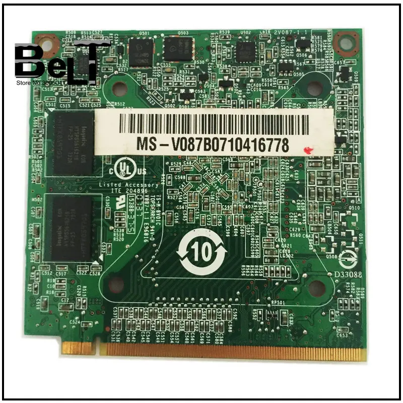 Za GeForce 8400M GS 8400MGS DDR2 128MB Grafike, Video Kartice za Acer Aspire 5920G 5520 5520G 4520 7520G 7520 7720G Brezplačna Dostava