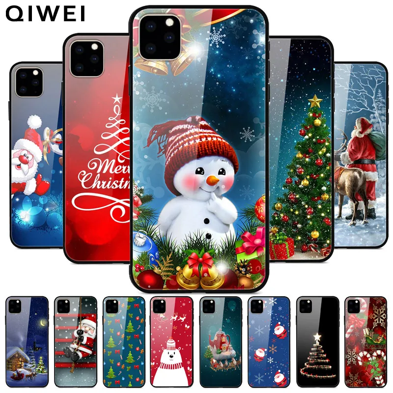 Za Huawei Honor 9S Primeru Božič, Kaljeno Steklo Težko pc Hrbtni Pokrovček Za Huawei Honor 9X Lite 9A 9C Honor9A 9 A S Telefona Primerih