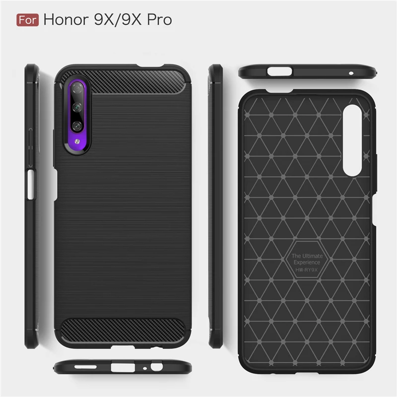 Za Huawei Honor 9X Primeru Mehke Silikonske Gume TPU Fundas Mobilni Telefon Vrečko Primeru Za Huawei Honor 9X Pro Kritje Za Čast 9X Primeru