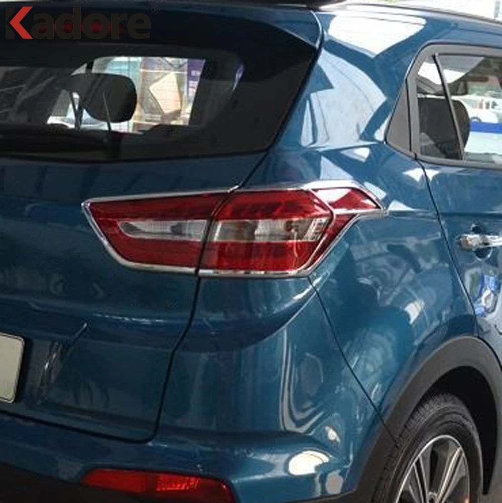 Za Hyundai Cantus Creta ix25-2017 2018 2019 Chrome Zadaj Rep Luč, Luč Svetilke Kritje Trim Odbijača Modeliranje Okrasimo