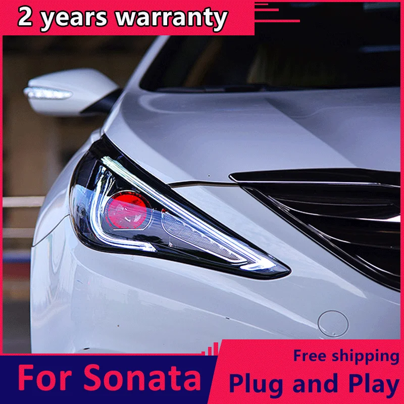 Za Hyundai sonata smerniki Za sonata 8. 2011-Angel eyes xenon HID KIT meglenke LED Dnevnih Luči avtomobilske luči